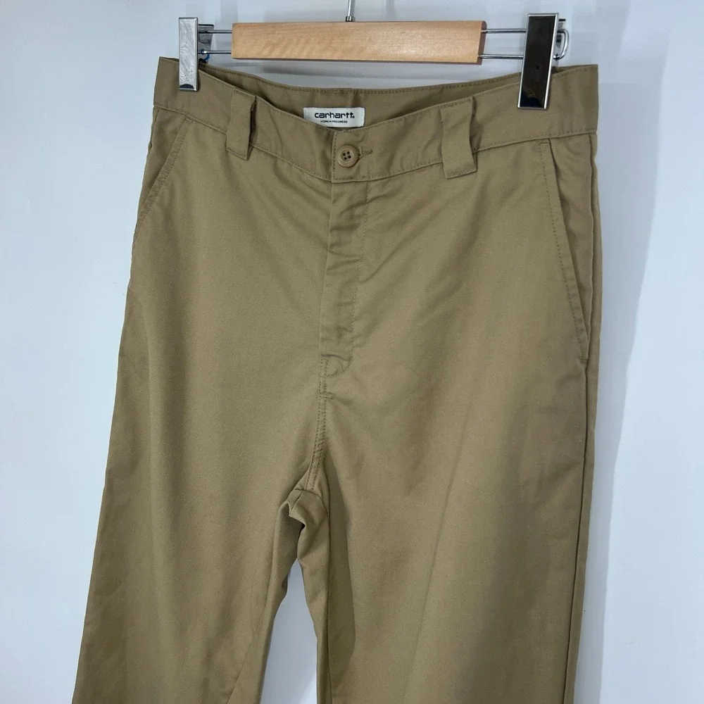 Carhartt WIP Work In Progress Straight W' Master Pant Womens Size 30‎ Tan Brown